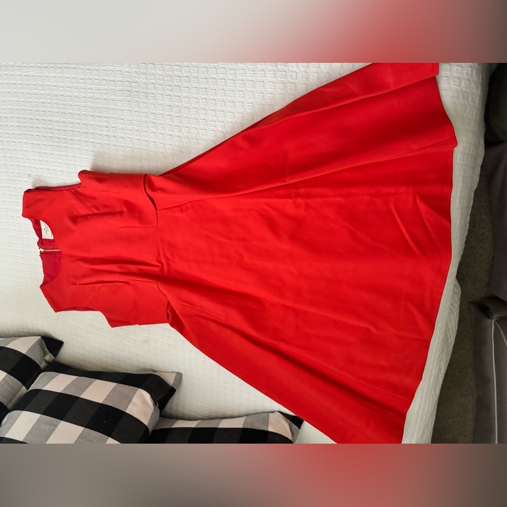 Kate spade red dress w back bow